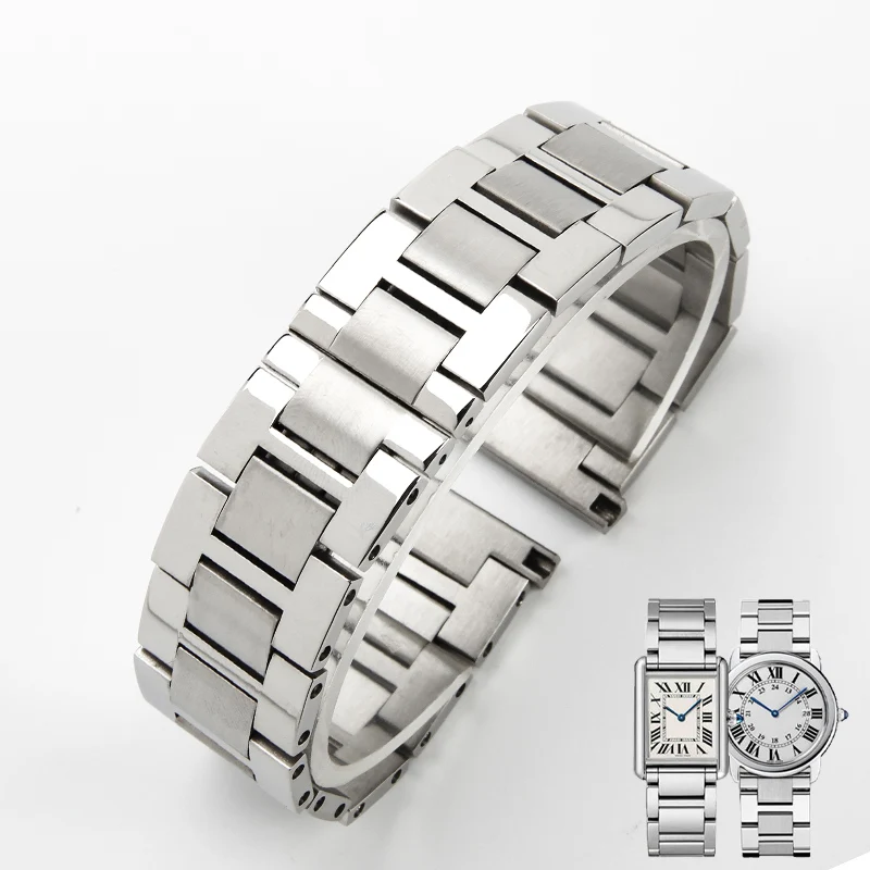 Men'S Accessories London - Cinturino per orologio in acciaio inossidabile