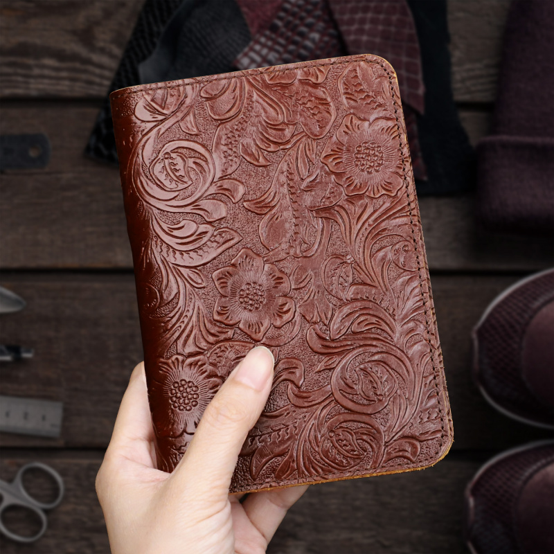 Travel Organizer Men - Custodia per passaporto in vera pelle