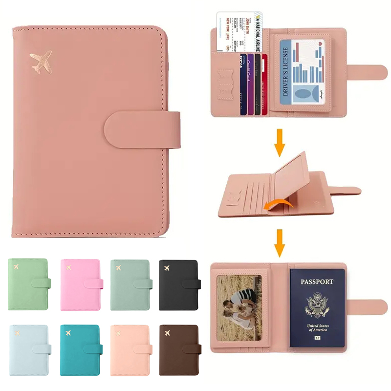 Men'S Accessories Types - Porta Passaporto in Pelle Impermeabile con