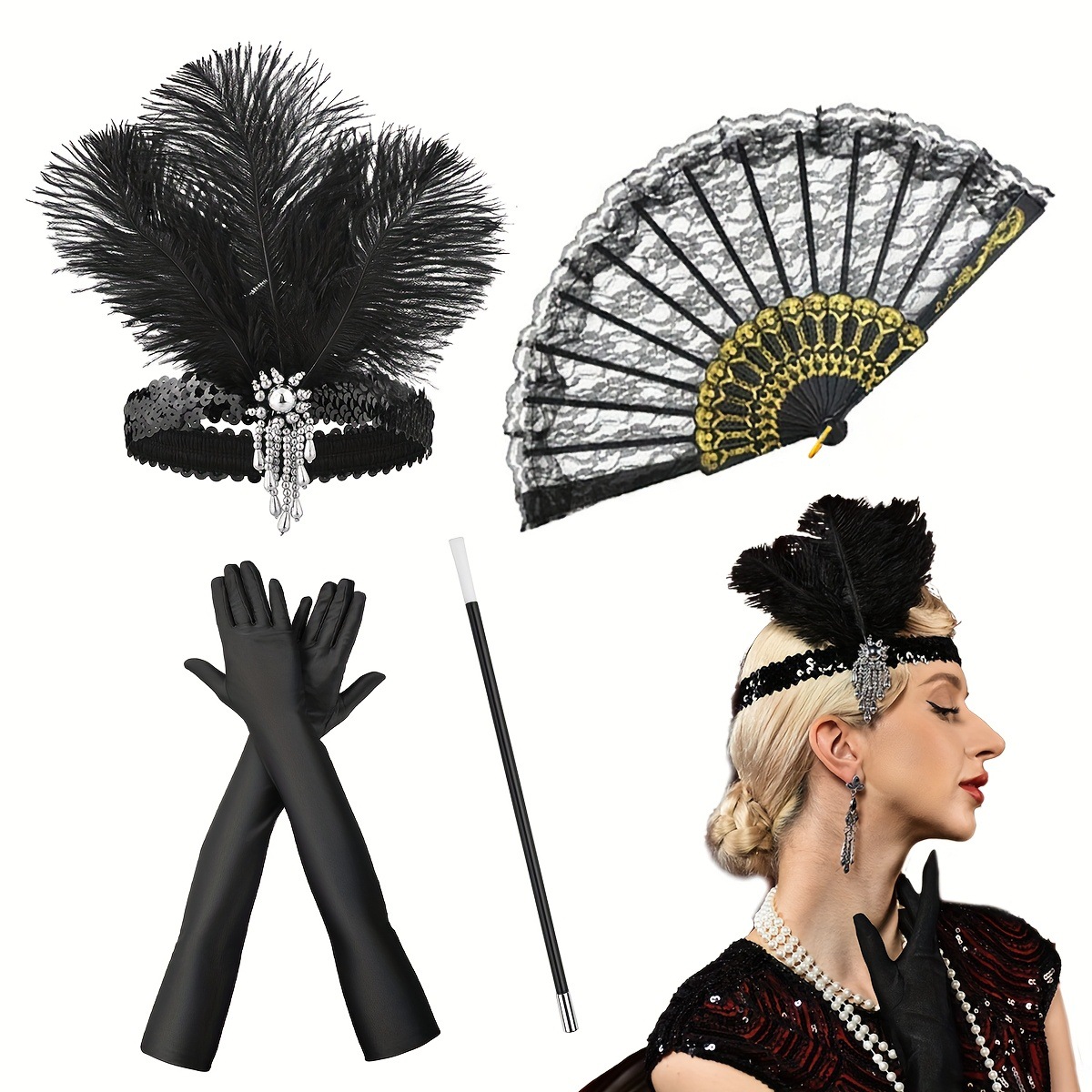 Men'S Accessories In The 1920S - Set Costume Retrò Anni '20 per