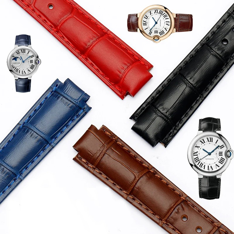Men'S Accessories Cartier - Cinturino in pelle per orologi, disponibile