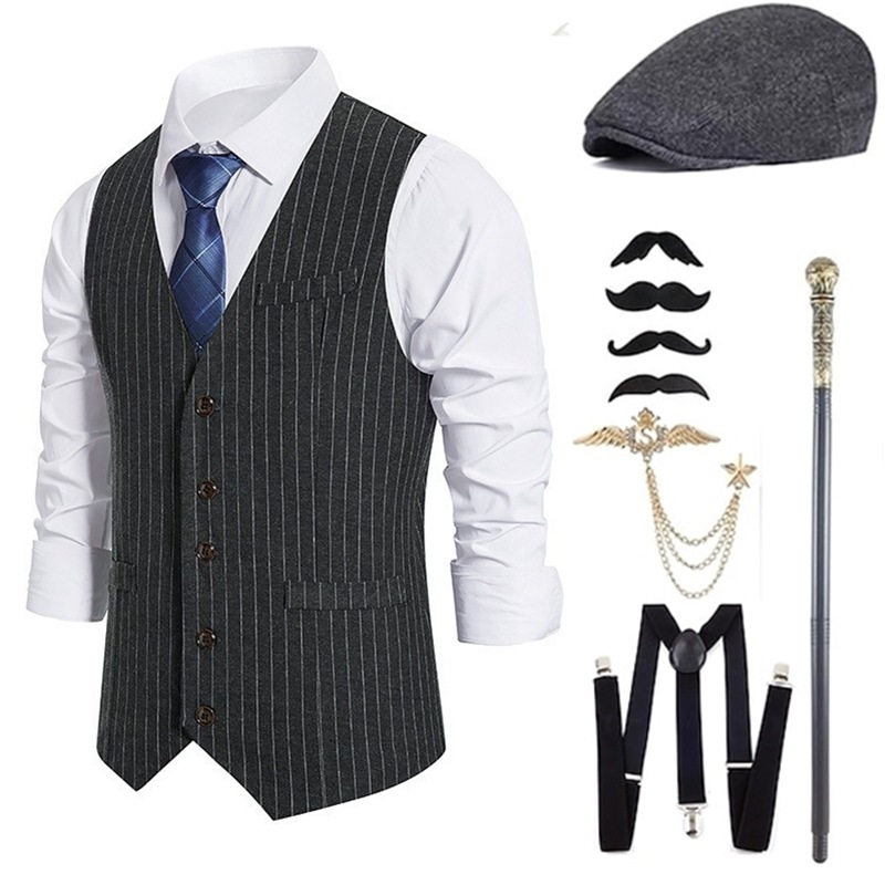 Men'S Accessories In The 1920S - Set di costumi e accessori da