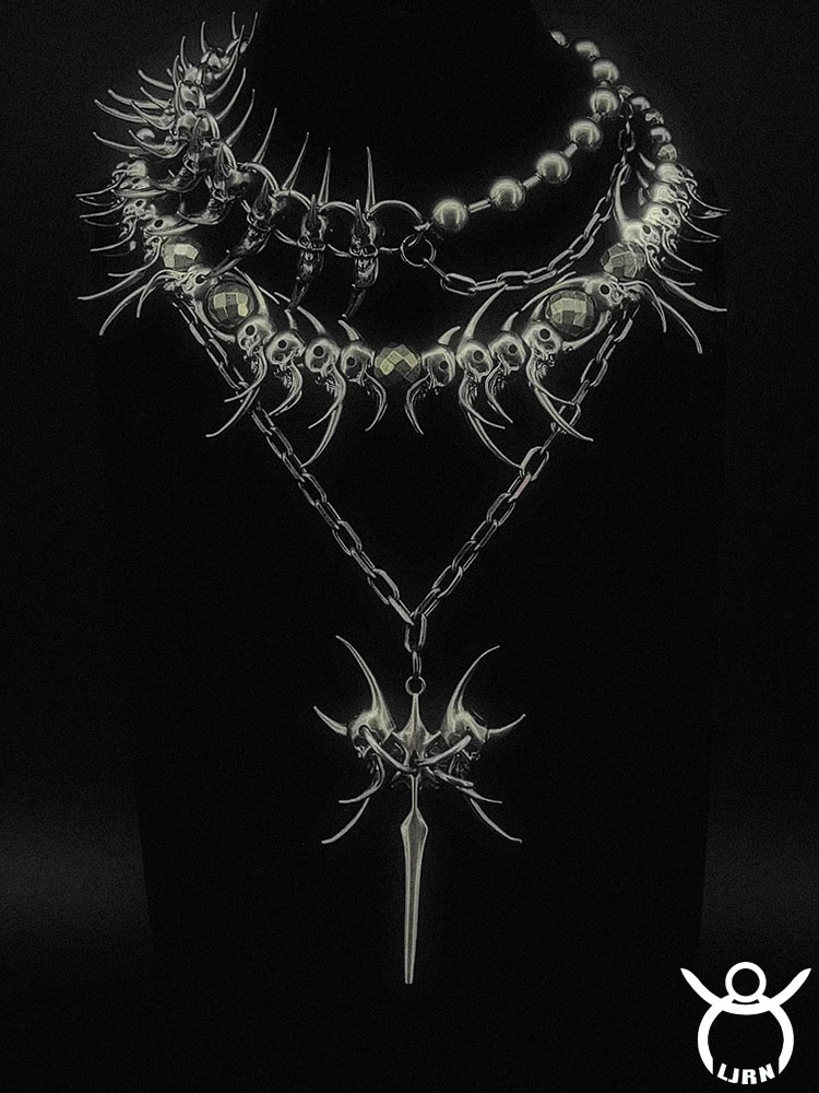 Men Accessories Neck Chain - 2025 Nuova collana punk Colore argento