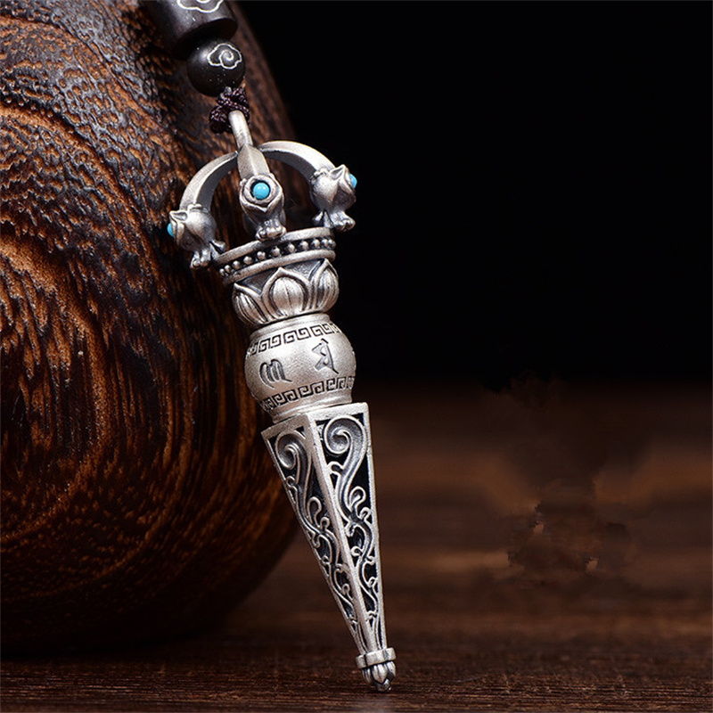Men Accessories Neck Chain - Ciondolo con pestello Vajra Truth a