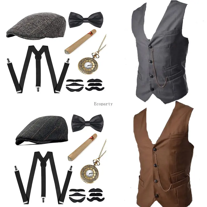Men'S Accessories In The 1920S - Set di costumi e accessori da