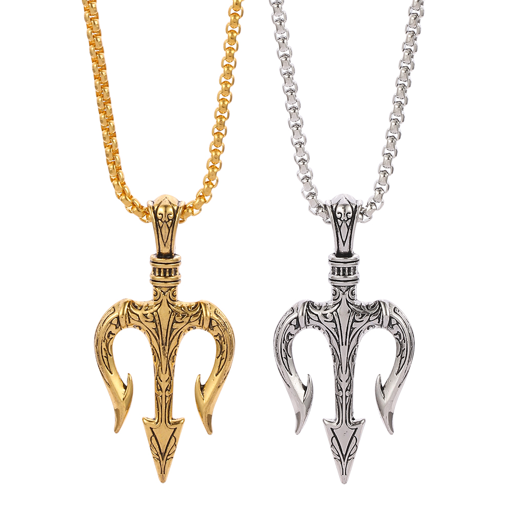 Punk Vintage Neptune Trident c - Men Accessories Neck Chain recensione e prezzo