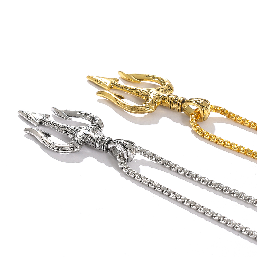 Punk Vintage Neptune Trident c - Men Accessories Neck Chain recensione e prezzo