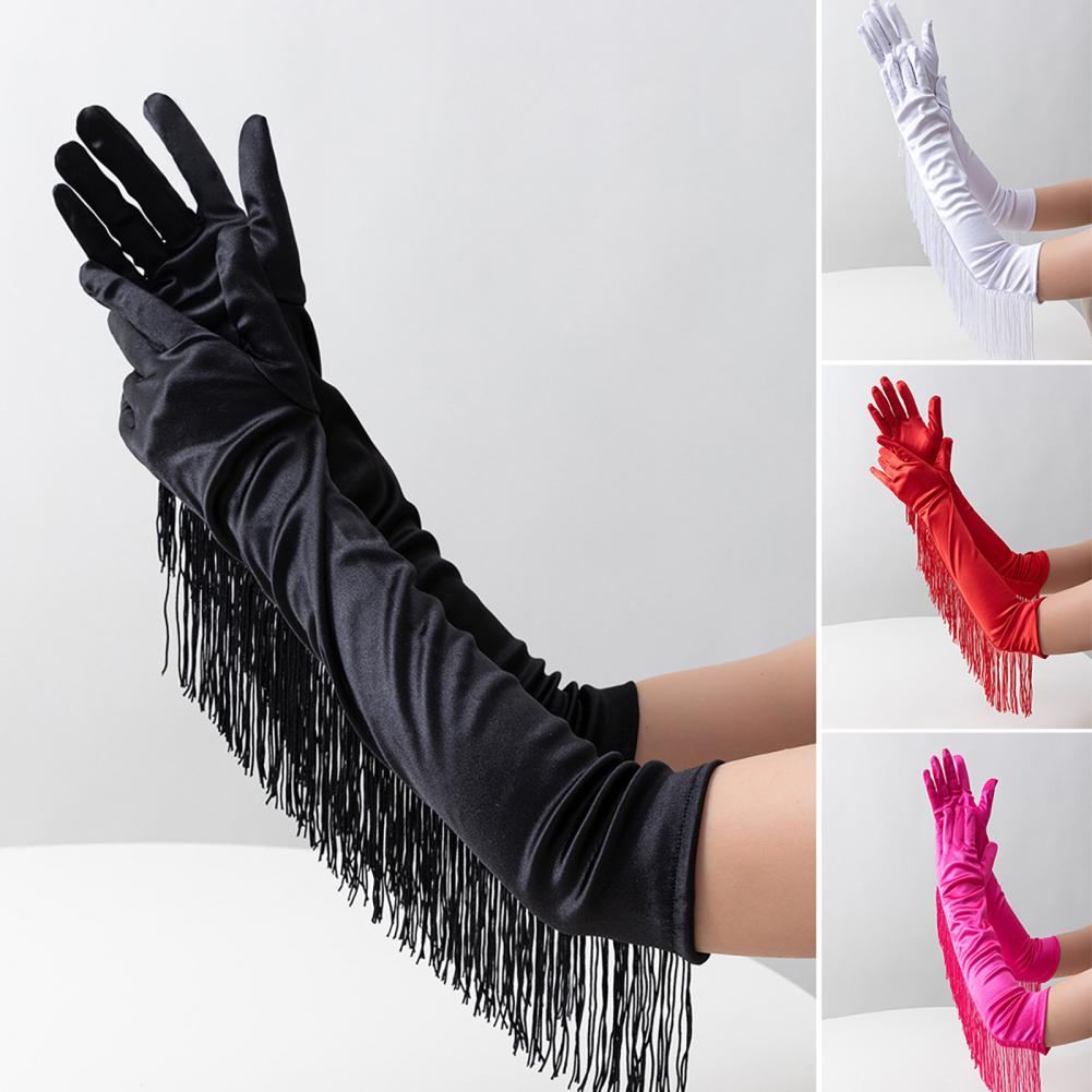 Guanti con frange per donna, g - Men'S Accessories In The 1920S recensione e prezzo