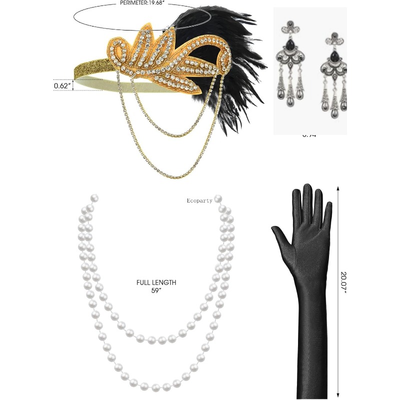 Abiti anni '20 per donna, abit - Men'S Accessories In The 1920S recensione e prezzo