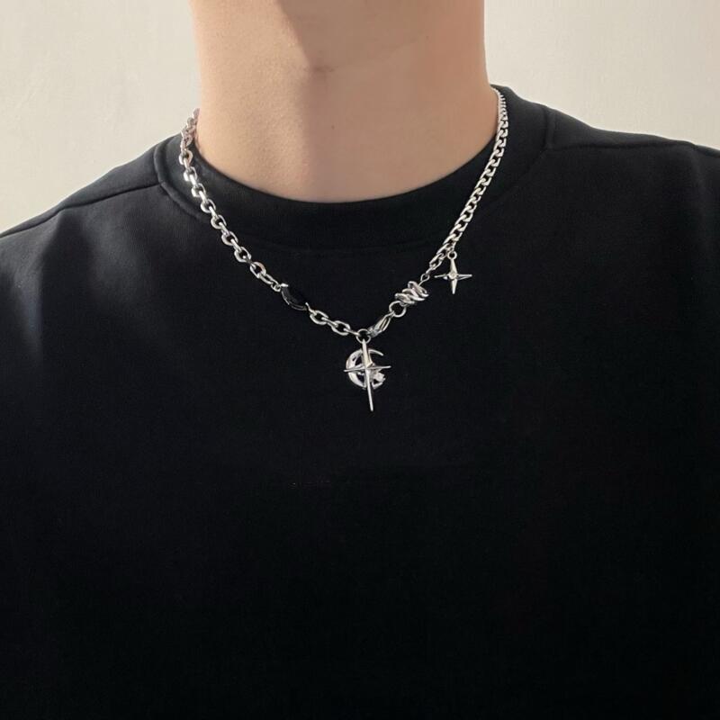 2023 coreano Fashion Goth Punk - Men Accessories Neck Chain recensione e prezzo