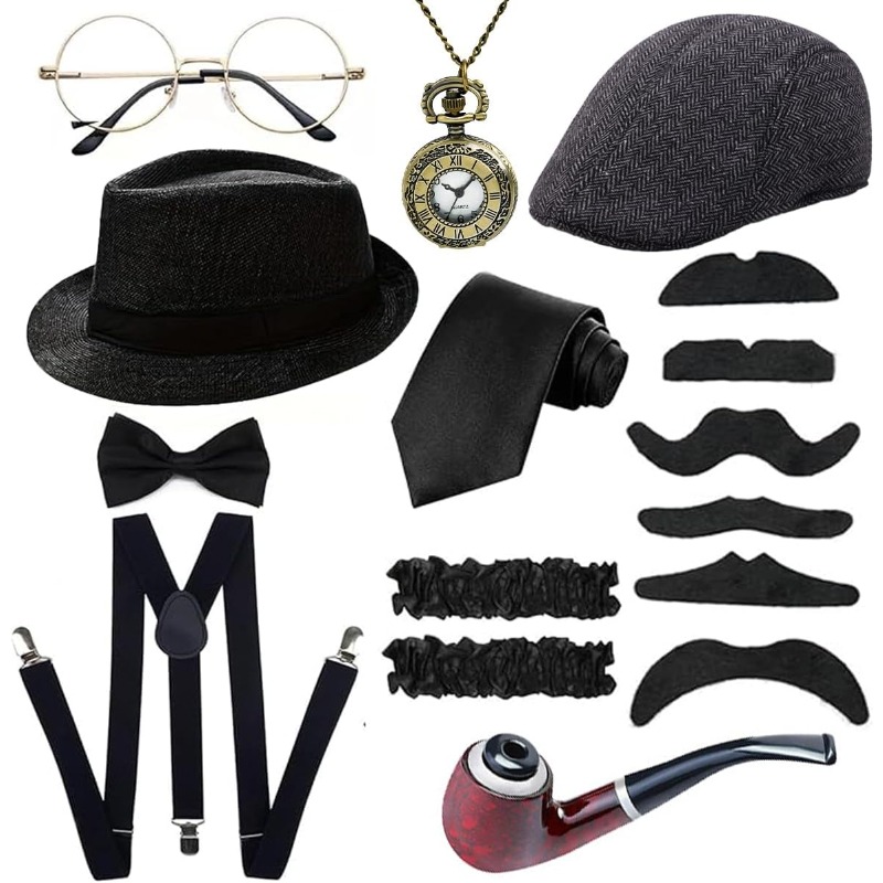 Set di Accessori per Costume d - Men'S Accessories In The 1920S recensione e prezzo
